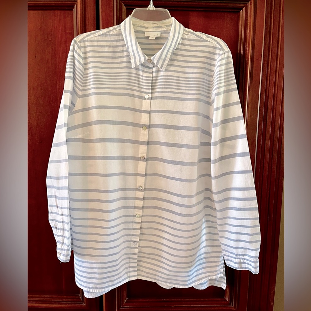 J. Jill Stripe Button Down Size Large
